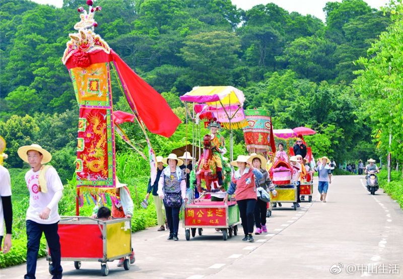 "中山味"的南朗镇崖口飘色号令八方