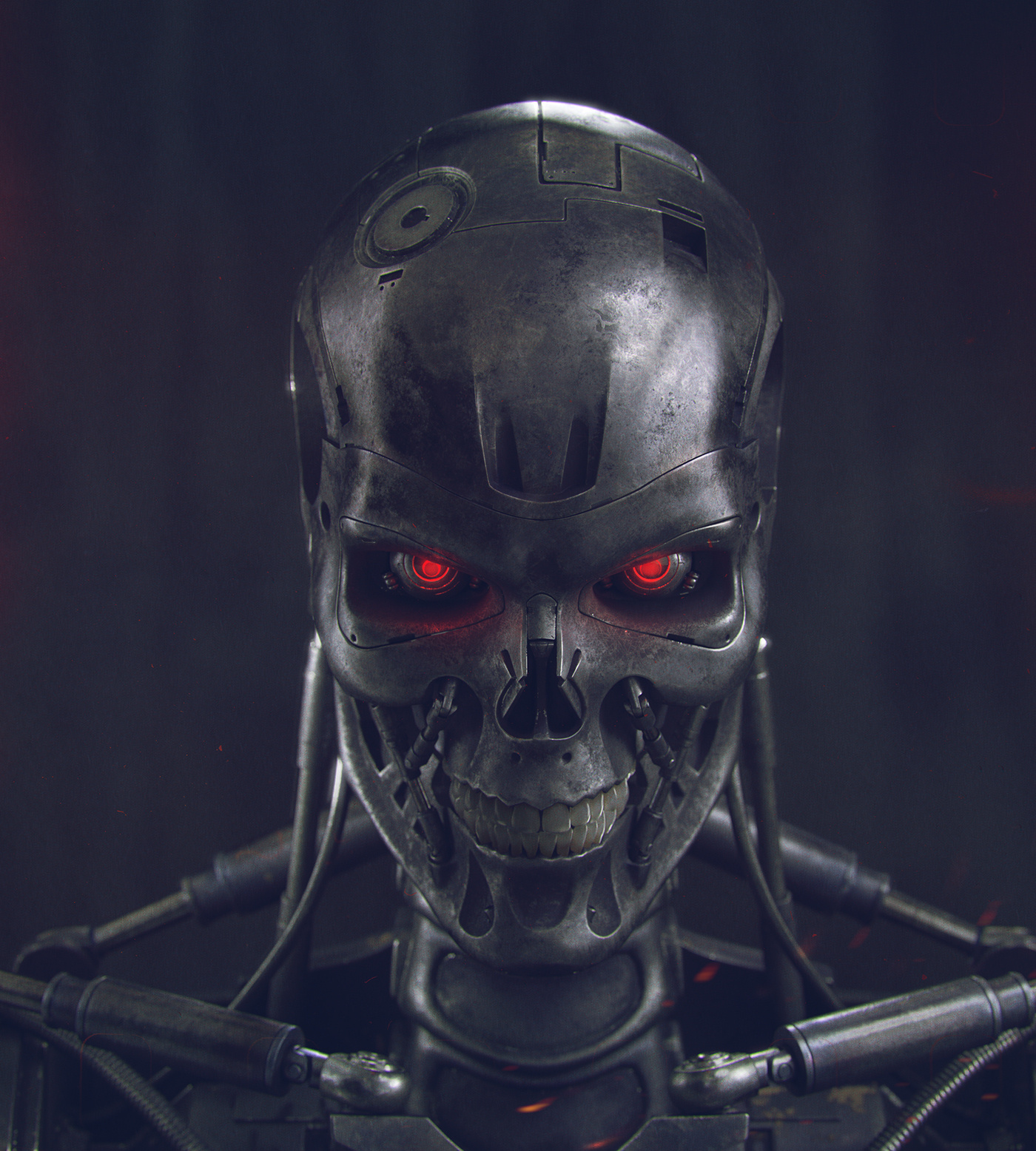 终结者3d模型与渲染图.|终结者|3d模型|渲染图_新浪新闻