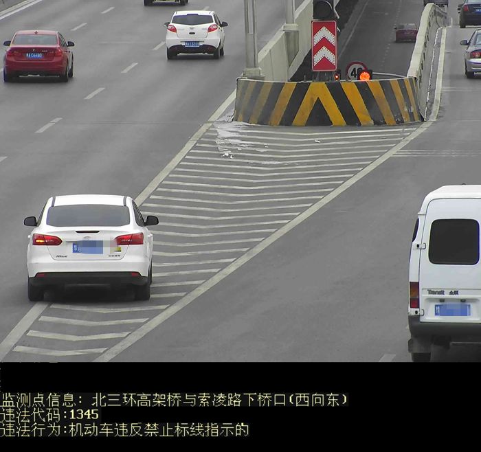 三环高架碾压导流线抓拍数量最多的10个地方你知道吗
