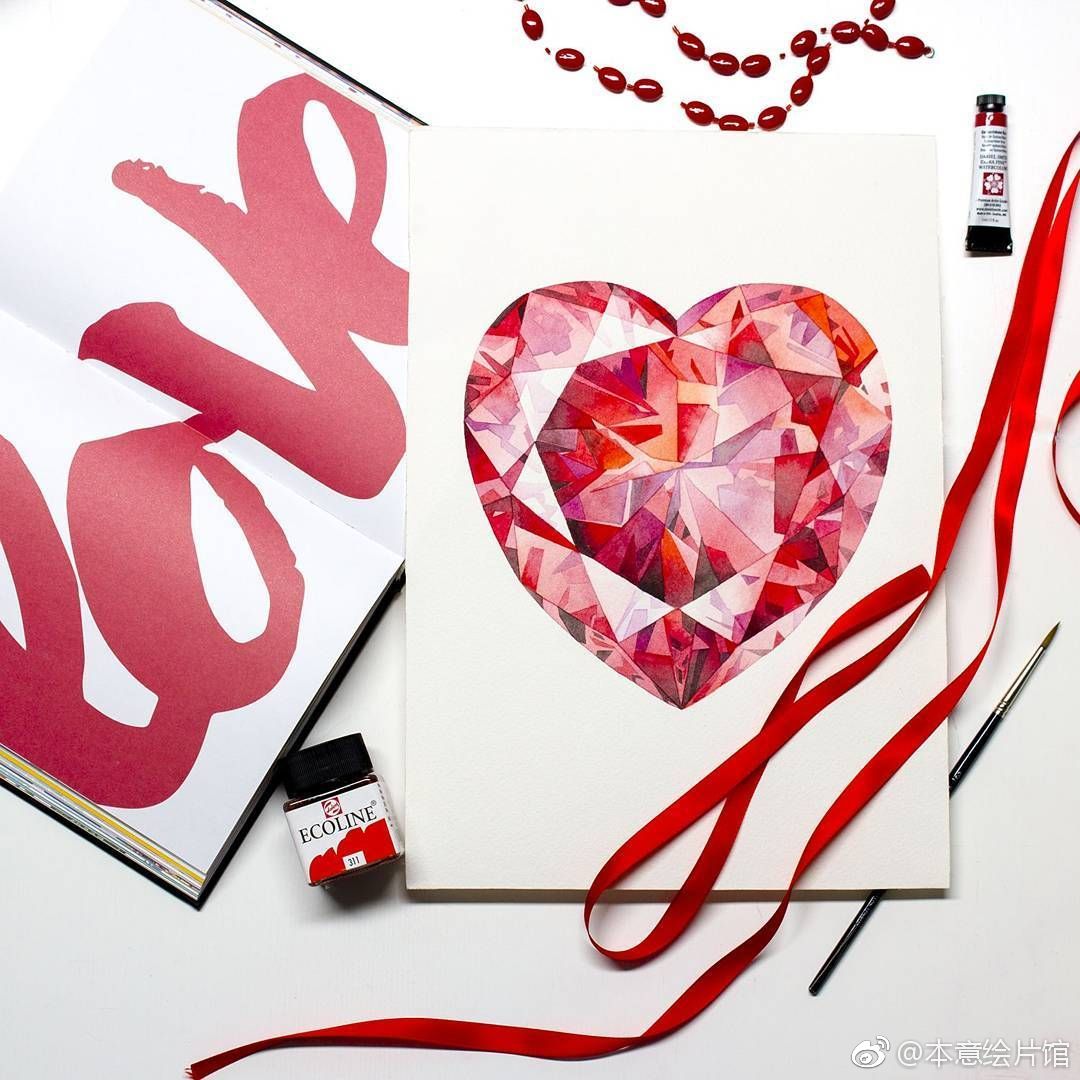 水彩宝石.| ins:tetiana_samoilenko