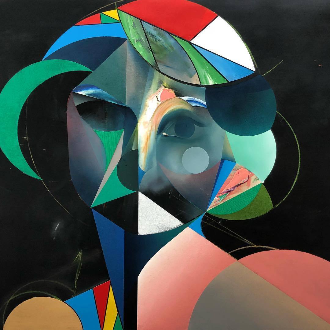 南非艺术家ryanhewett带来一组融合了立体主义与现代风格的肖像画