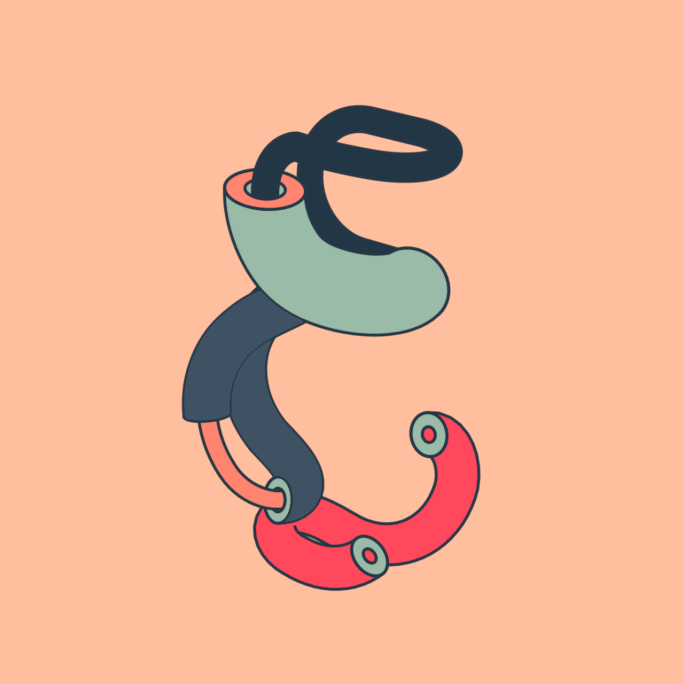 carlo cadenas创意3d字体设计