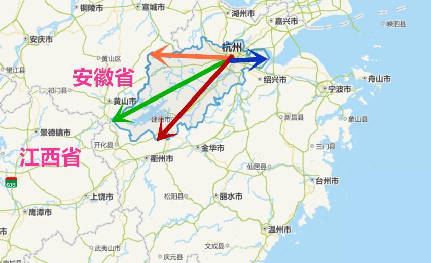 杭州能成浙江面积第一大城市全因为吞并了7个县