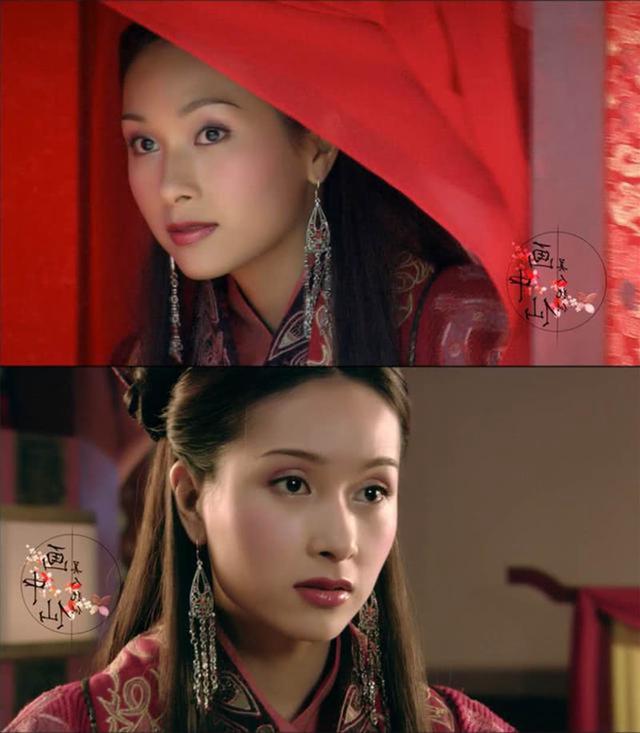 古装剧中女星戴"重"耳环:5,杨恭如,在《大汉风之霸王别姬》饰演的虞姬