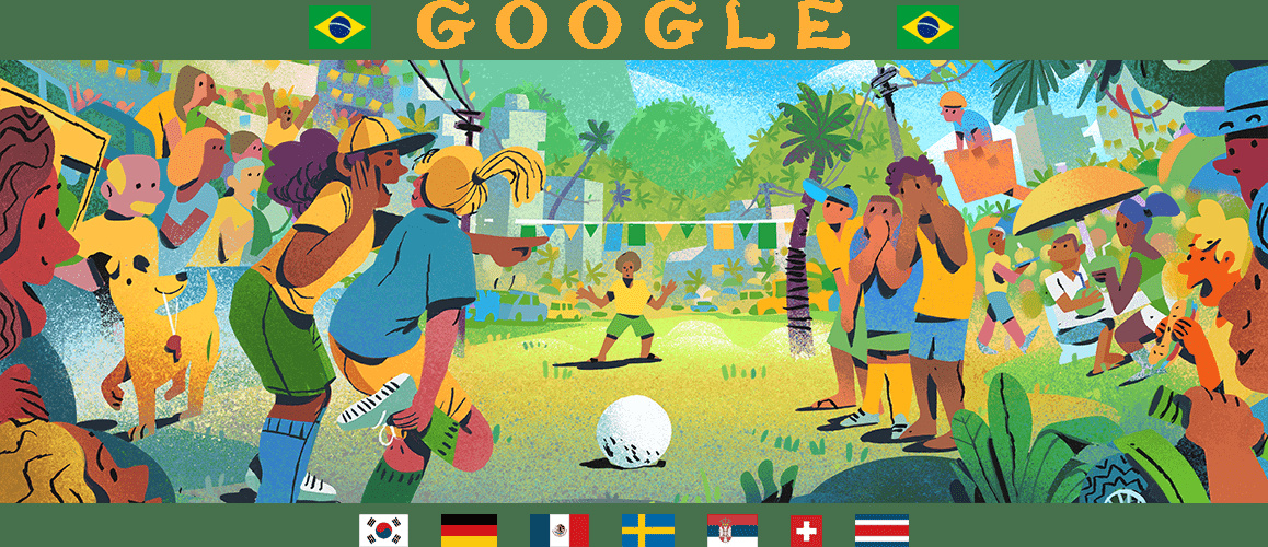 2018 世界杯GOOGLE 插画 part4