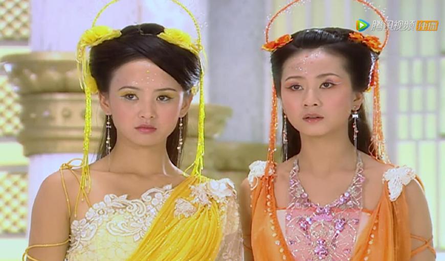 欢天喜地七仙女有7件斜肩仙女裙红儿裸肩超美青儿撩倒一大片