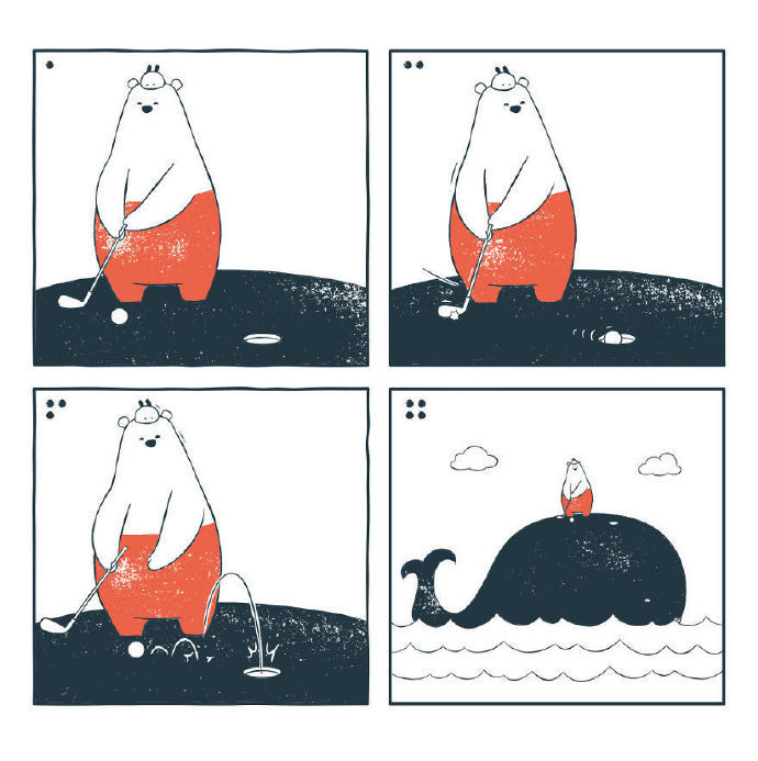 幽默风趣的四格漫画作品来自tuandted