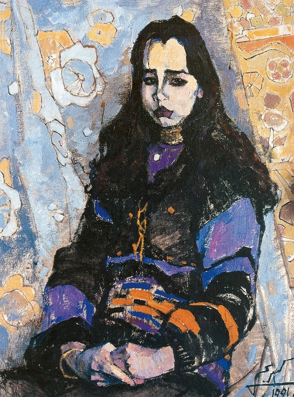 东方意蕴,油画的装饰性与表现性|新疆|克里木|油画_新浪新闻