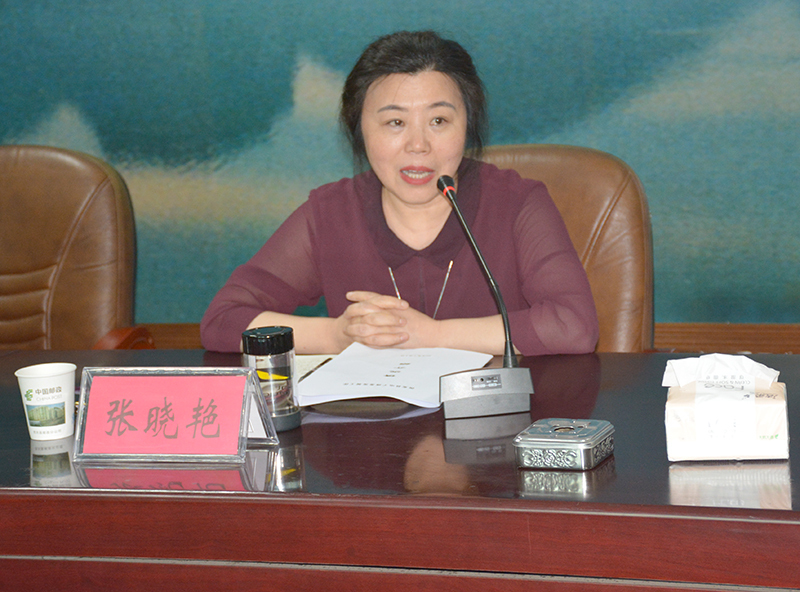 张晓艳讲话借助互联网平台,西充县有机食品畅销港,澳,沪,深等地,成功