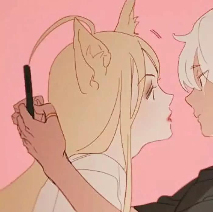 学生秀恩爱就用"俏皮"动漫情侣头像,浪漫又风趣,图4够沙雕!