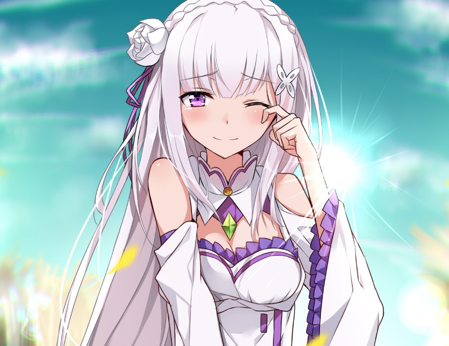 盘点动漫中超超超级仙的那些银发美少女你最喜欢