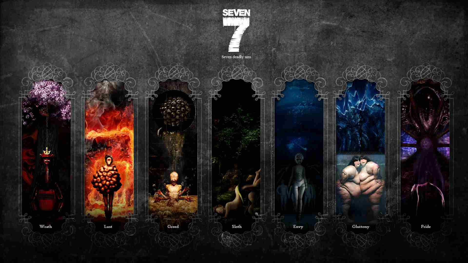 七宗罪是哪七宗恶魔图片