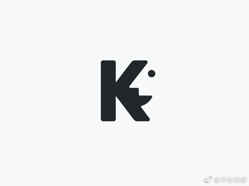 创意k字母logo设计