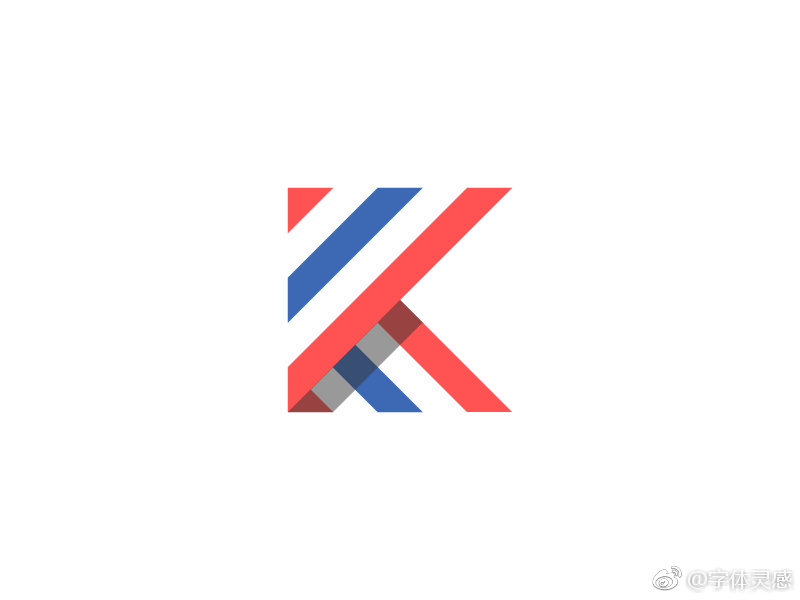 创意k字母logo设计
