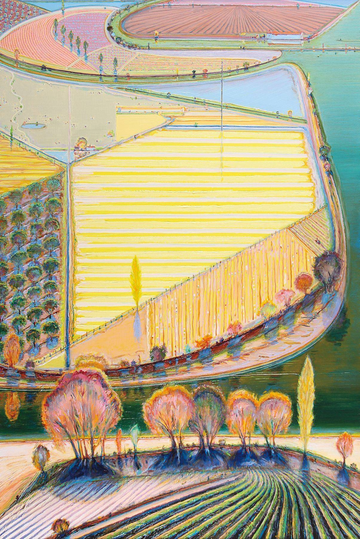 wayne thiebaud artist | 干净整体的色调,出跳的视觉效果.