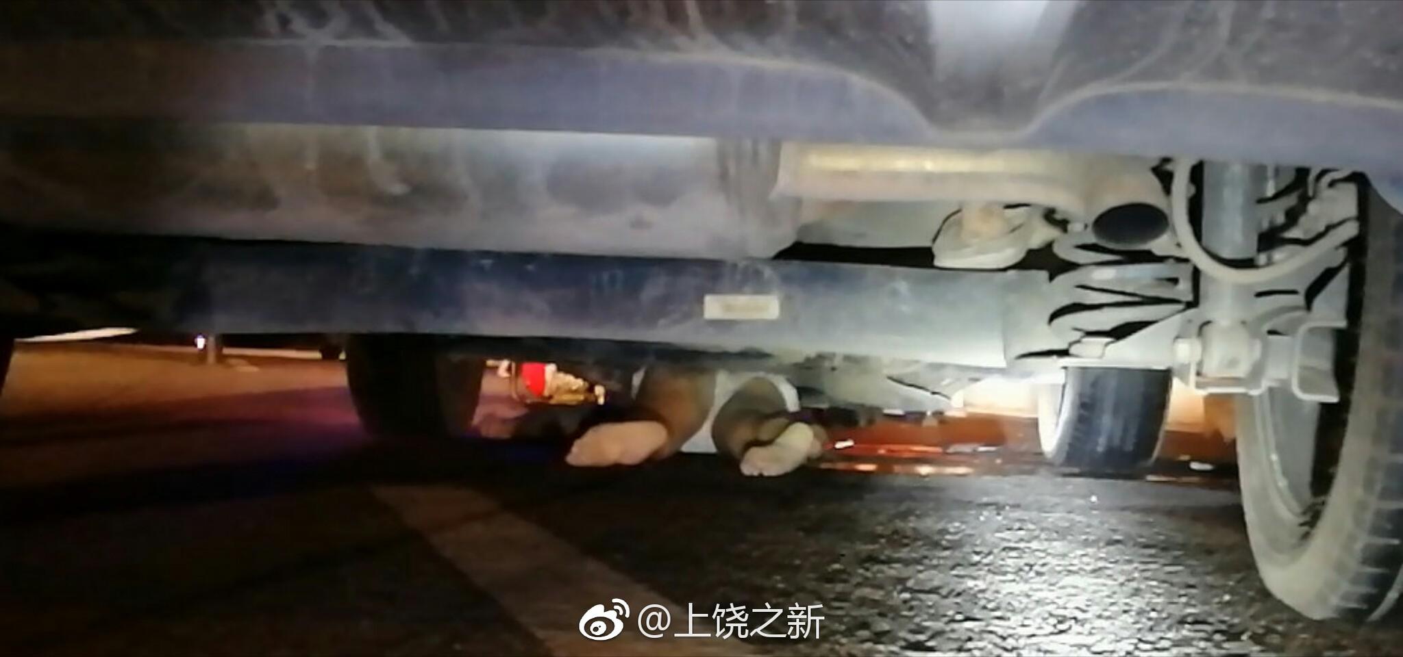 悲剧上饶一女子蹲下系鞋带惨遭汽车碾压当场身亡