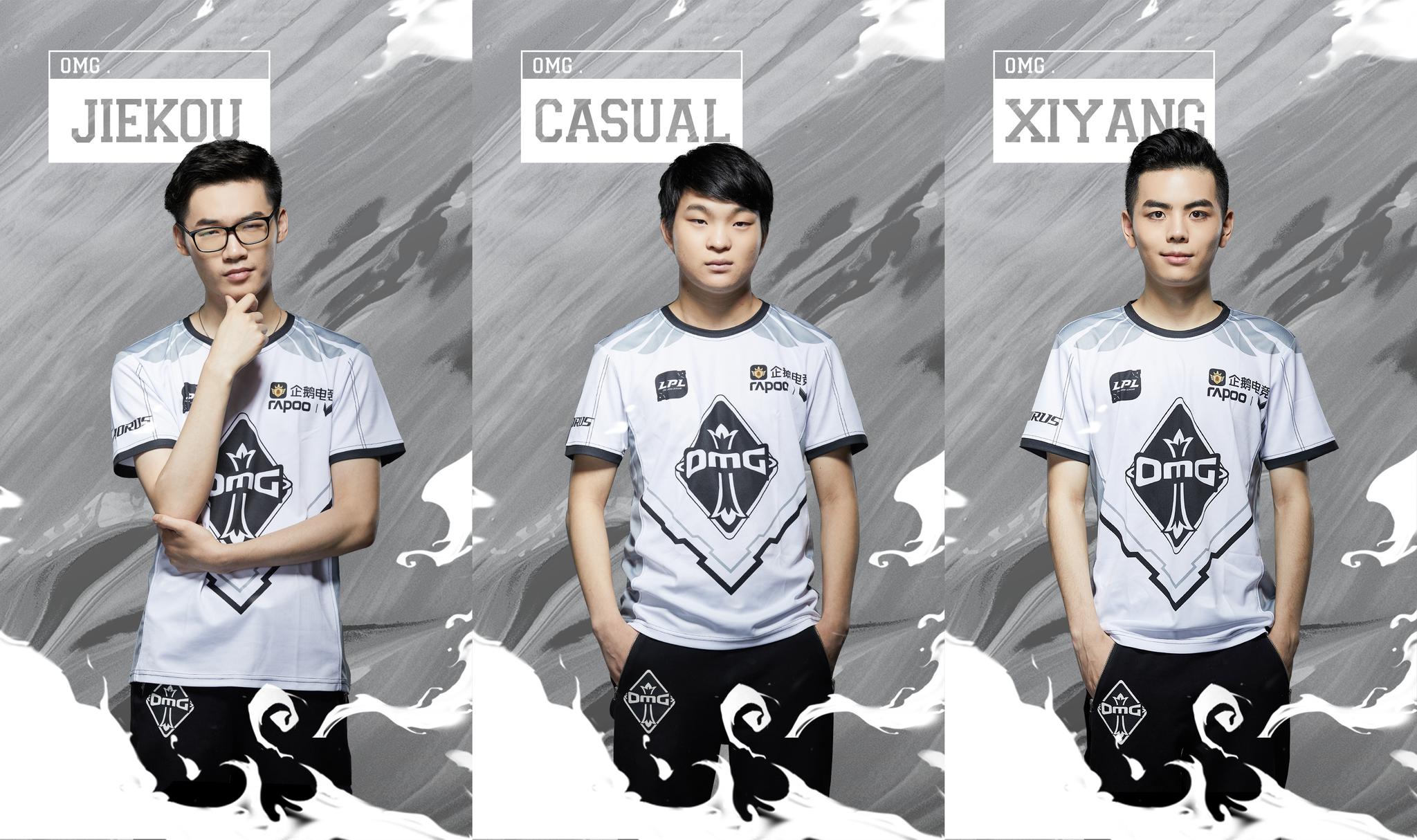 omg战队夏季赛定妆照正式出炉,网友大呼:双野太tm帅了