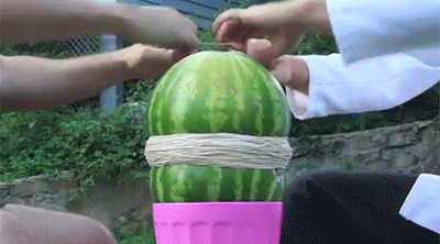 论多少根橡皮筋可以挤爆西瓜论漂移我只服这个