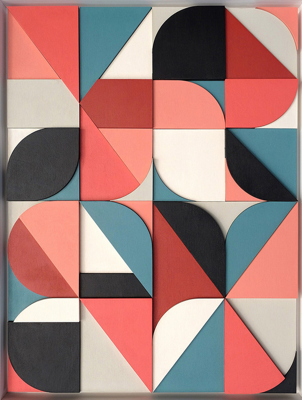 美国艺术家scottalbrecht用抽象的字体样式创作的艺术品