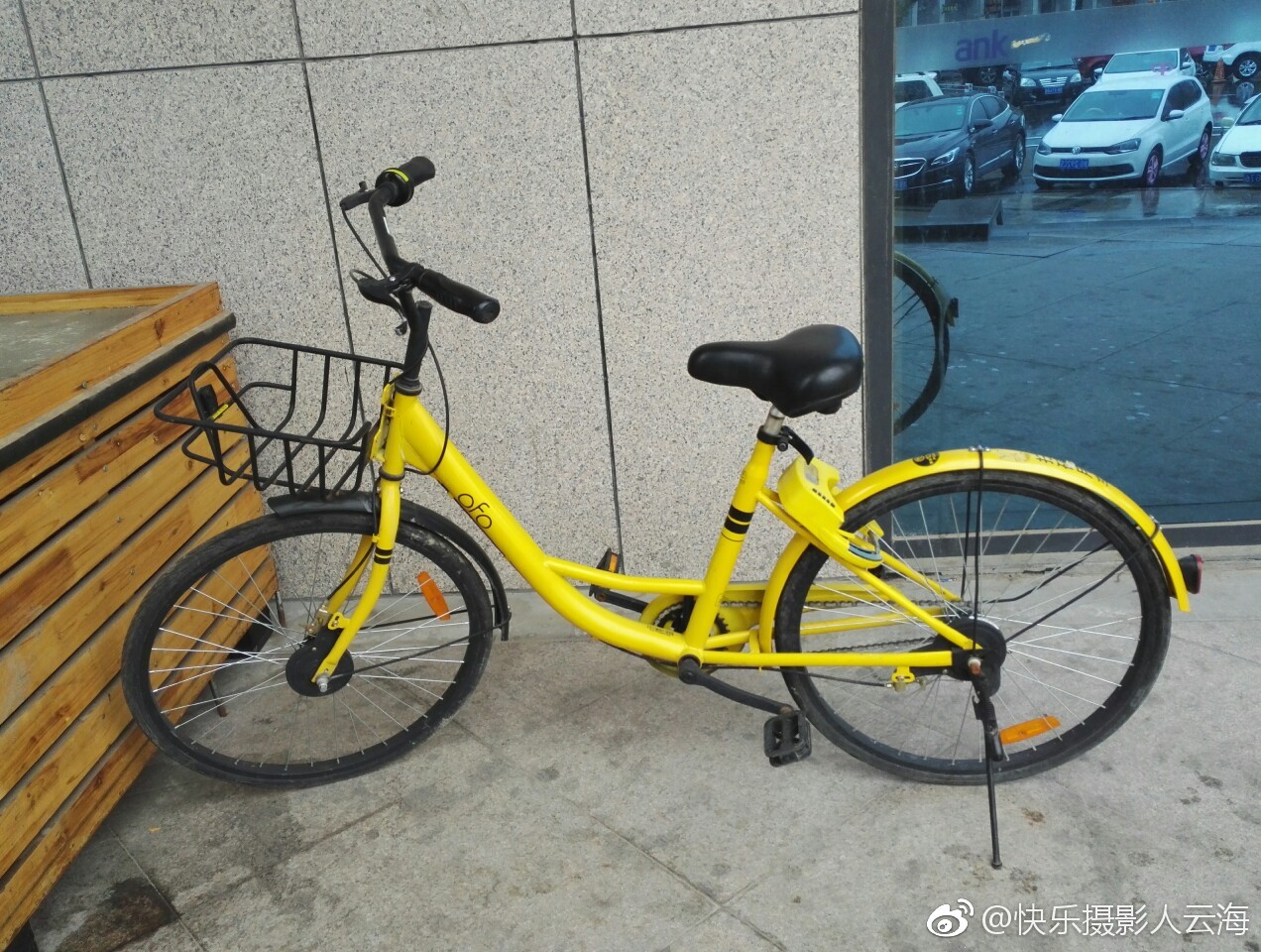 潍坊一辆小黄车扫码用车