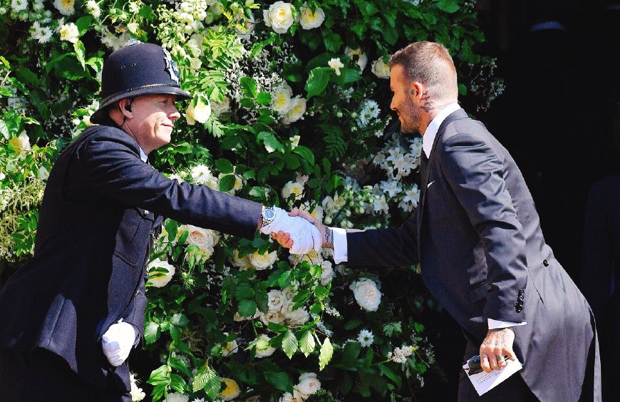 贝克汉姆才是真正的英国绅士这个小动作体现了他的修养