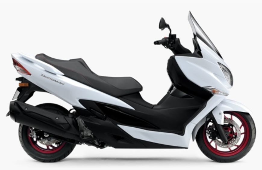 运动大踏板摩托铃木burgman 400 abs发布新配色-新浪汽车