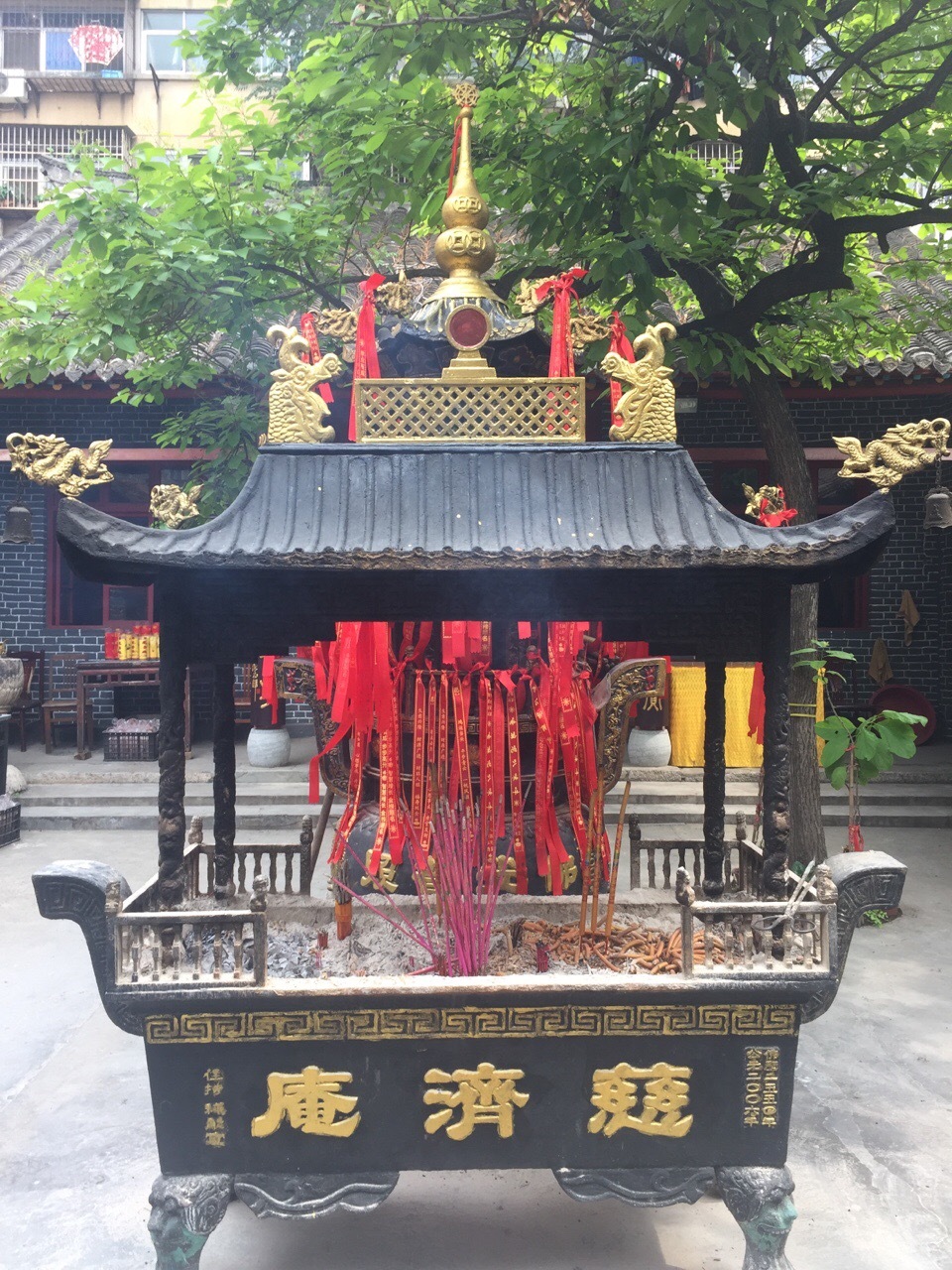 慈济庵又名五毒庙位于徐州市故黄河东岸鼓楼区大坝头地藏里