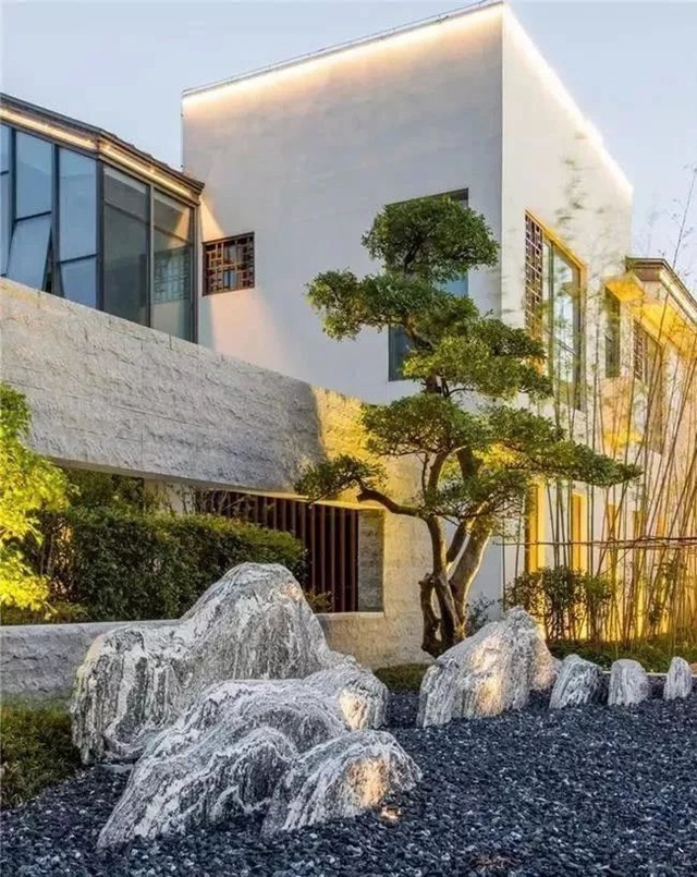 置石|庭院|景观_新浪新闻