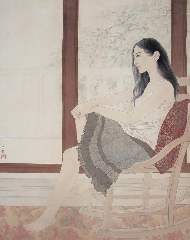 俊秀时尚现代美人图于敏人物作品