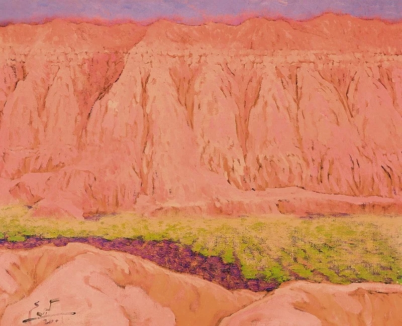 克里木风景油画作品欣赏克里木人物肖像油画作品欣赏三是在独特的形式