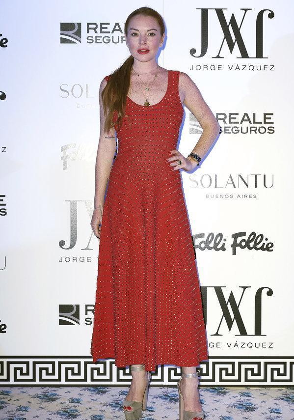 林赛·罗韩这满身的雀斑实在无法消化 颜值低到令人悲伤