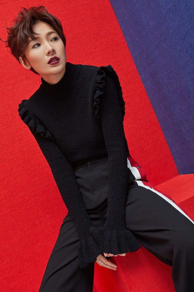 袁晶找到你搭档姚晨为戏剪短发帅气值满点