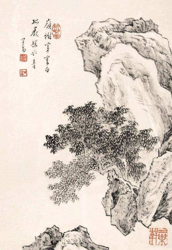 与张大千有"南张北溥"之誉的溥儒,国画四季山水欣赏(二)