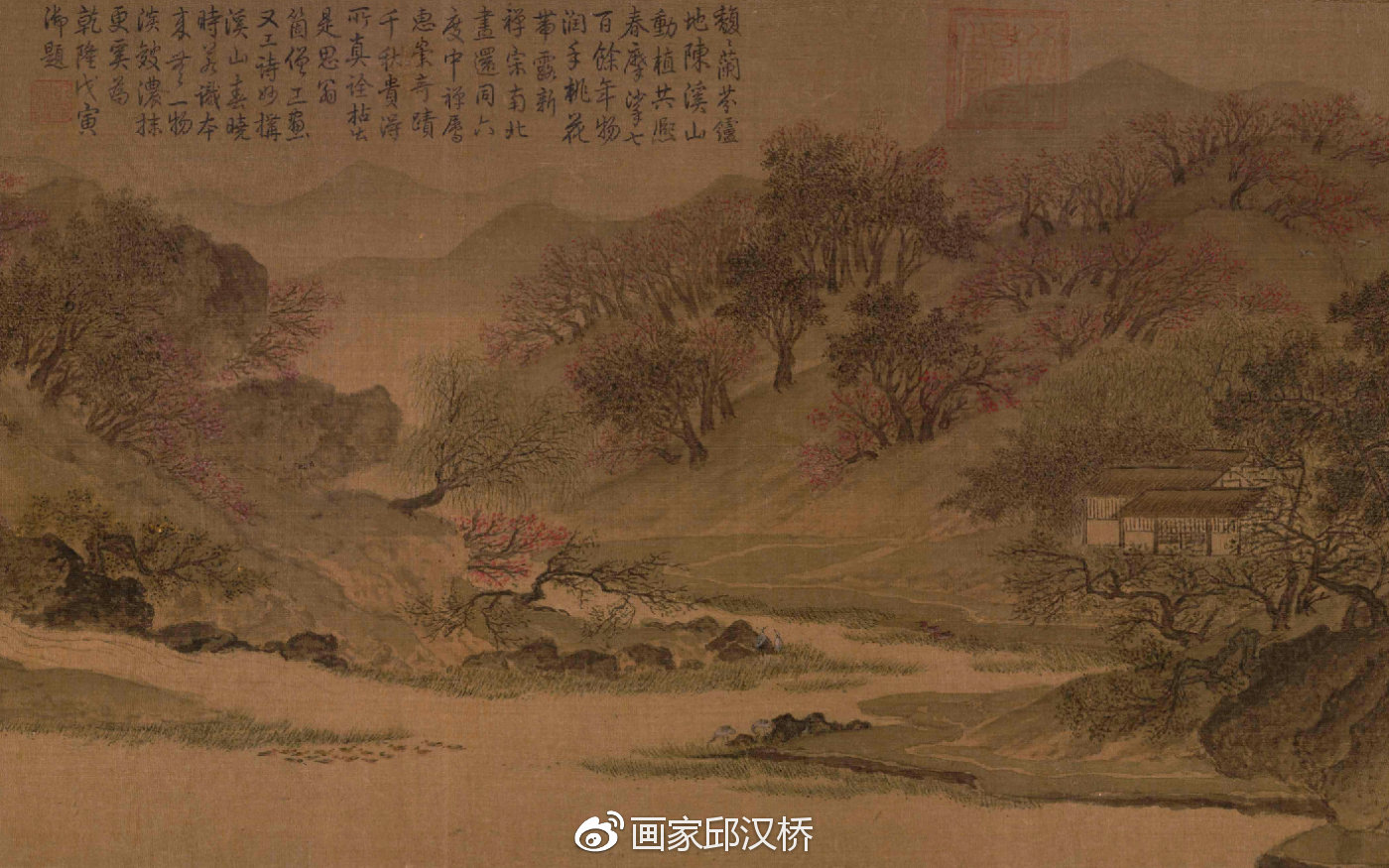 相比较于北方派山水画的雄壮刚劲和南方派山水画秀雅温柔,惠崇的"南方