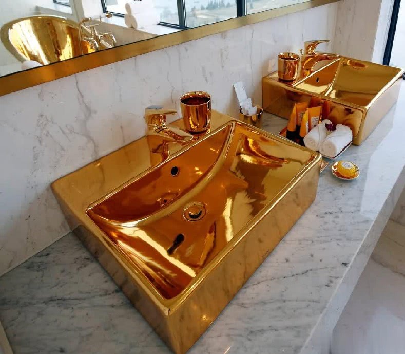 除了迪拜9吨黄金的大厕所地球上还有3个黄金厕所中国有2个