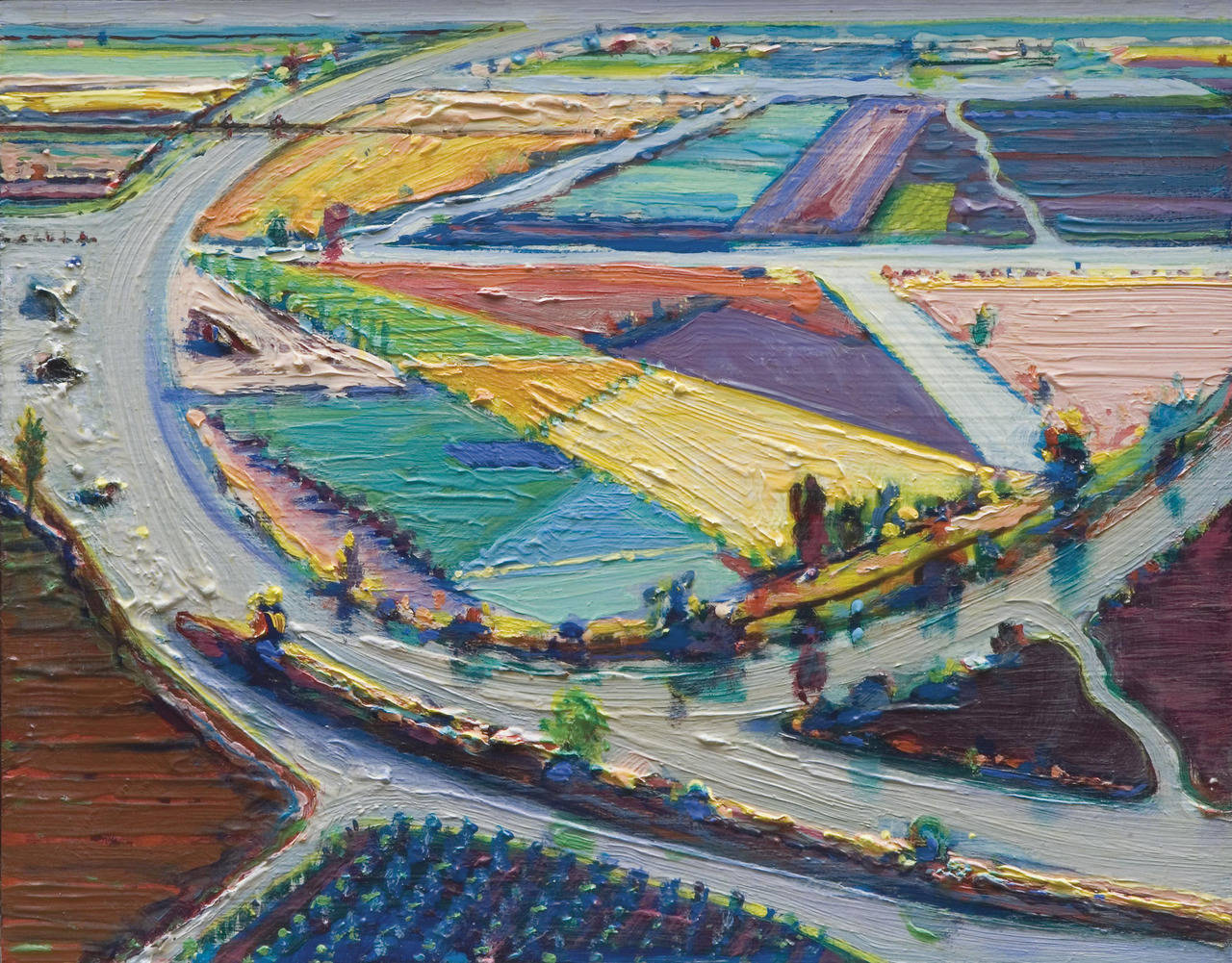 wayne thiebaud artist | 干净整体的色调,出跳的视觉效果.