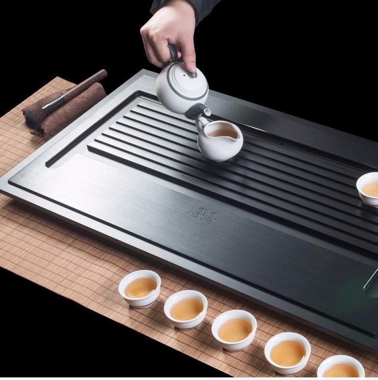 绝代金奢质感金属茶盘