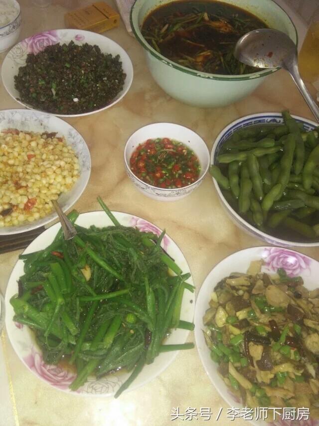 岳母在家给做的饭菜,吃得我天天想吃完快餐再回家