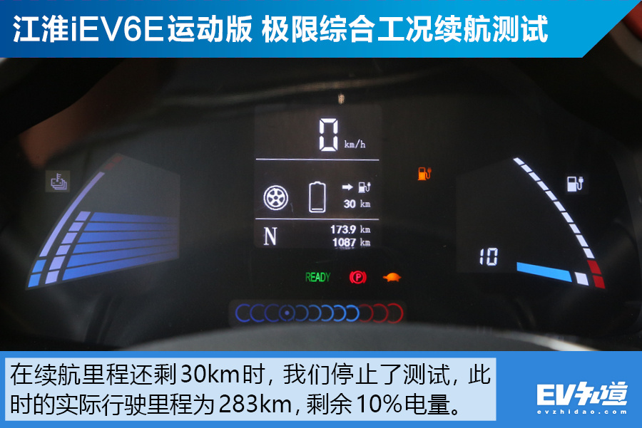 实测出真实续航里程!江淮iEV6E运动版究竟能