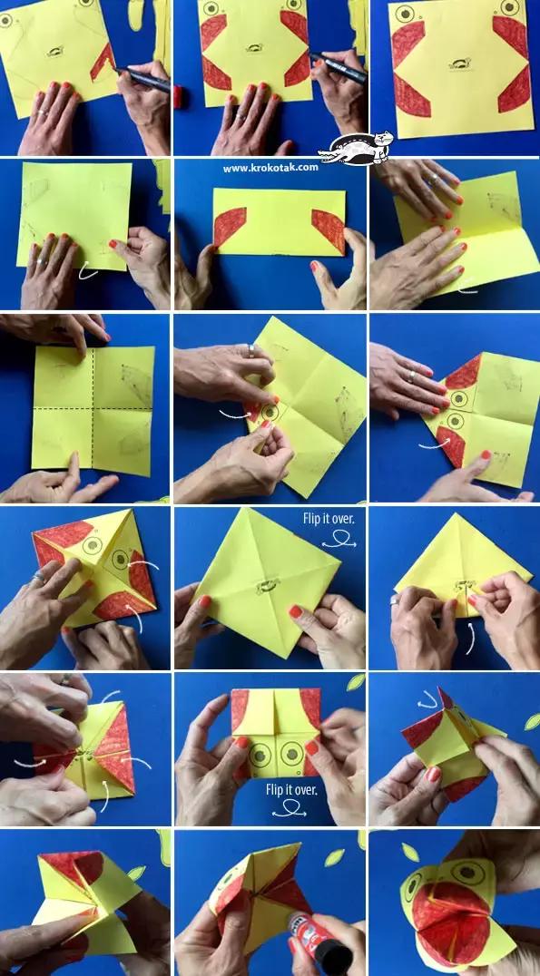 童年最经典的手工折纸——"东南西北"新玩法,一秒钟打动孩子__财经