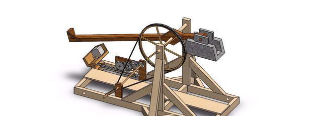 世界最早的抛石机产生于公元前9世纪,可以把30千克巨石抛出