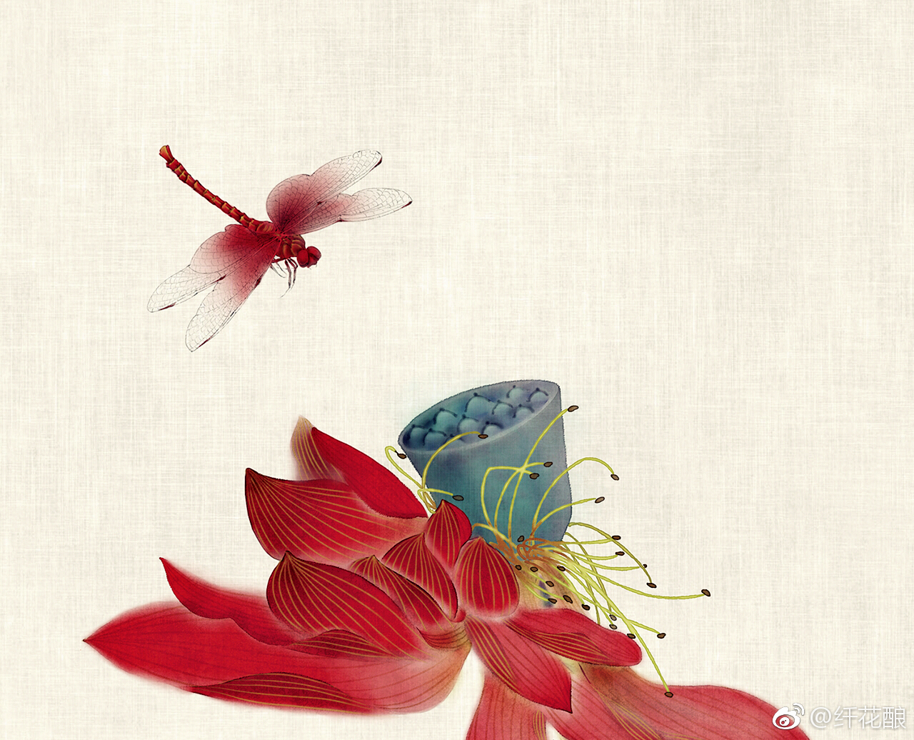 其实我觉得,跟手绘差不多把红莲绘画过程po一下.