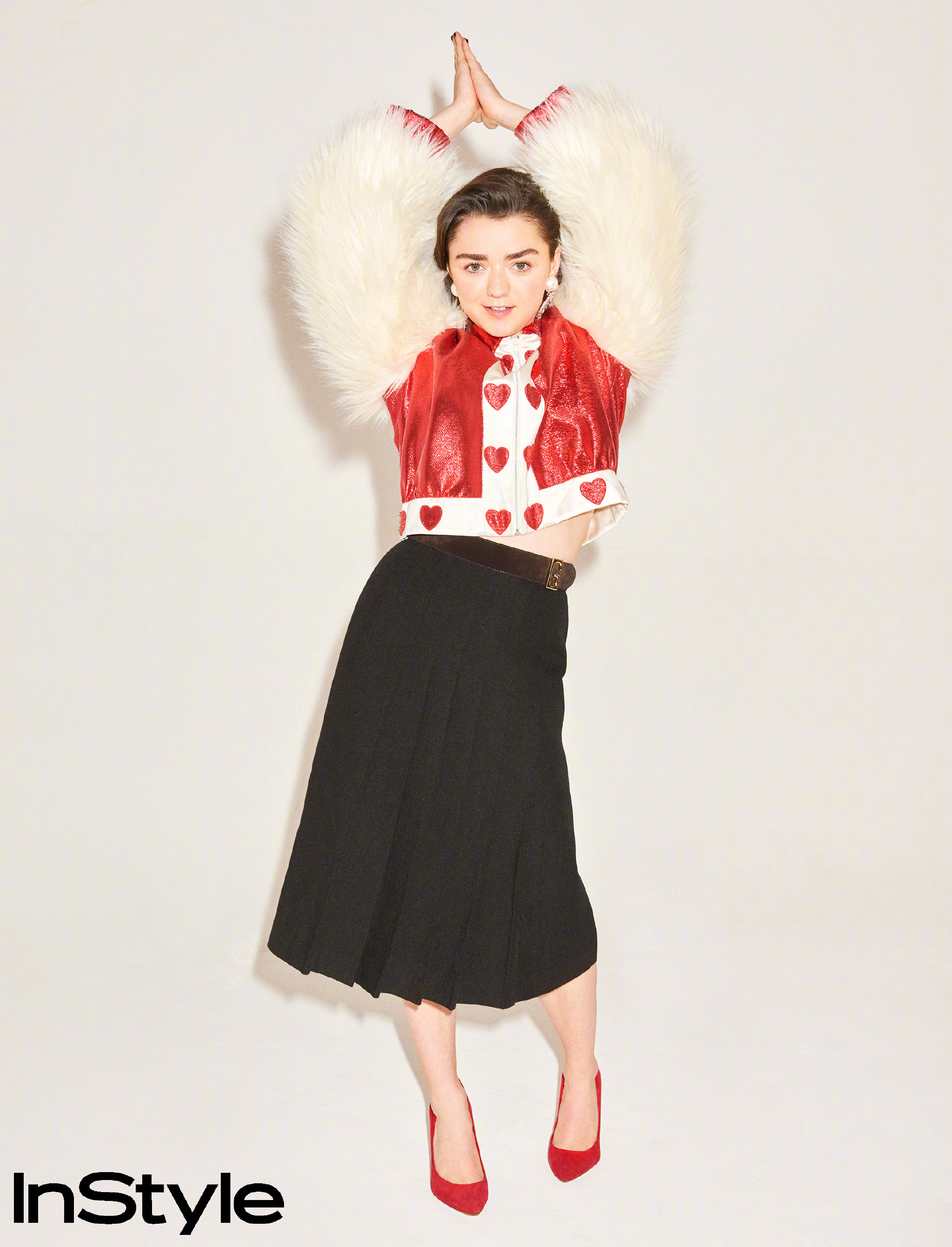 《权力的游戏》二丫maisie williams最新《instyle》杂志写真释出!