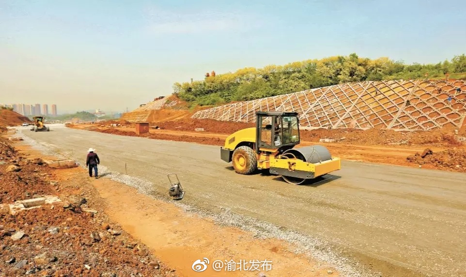 悦港大道项目建设顺利推进 目前已完工50% 预计明年6月完工