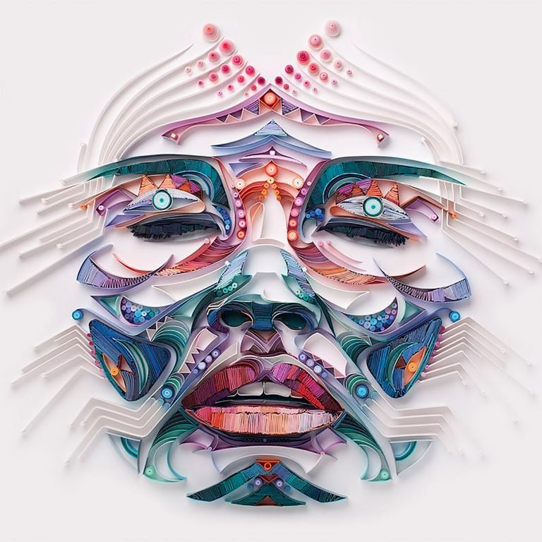 yuliabrodskaya创意纸雕艺术作品