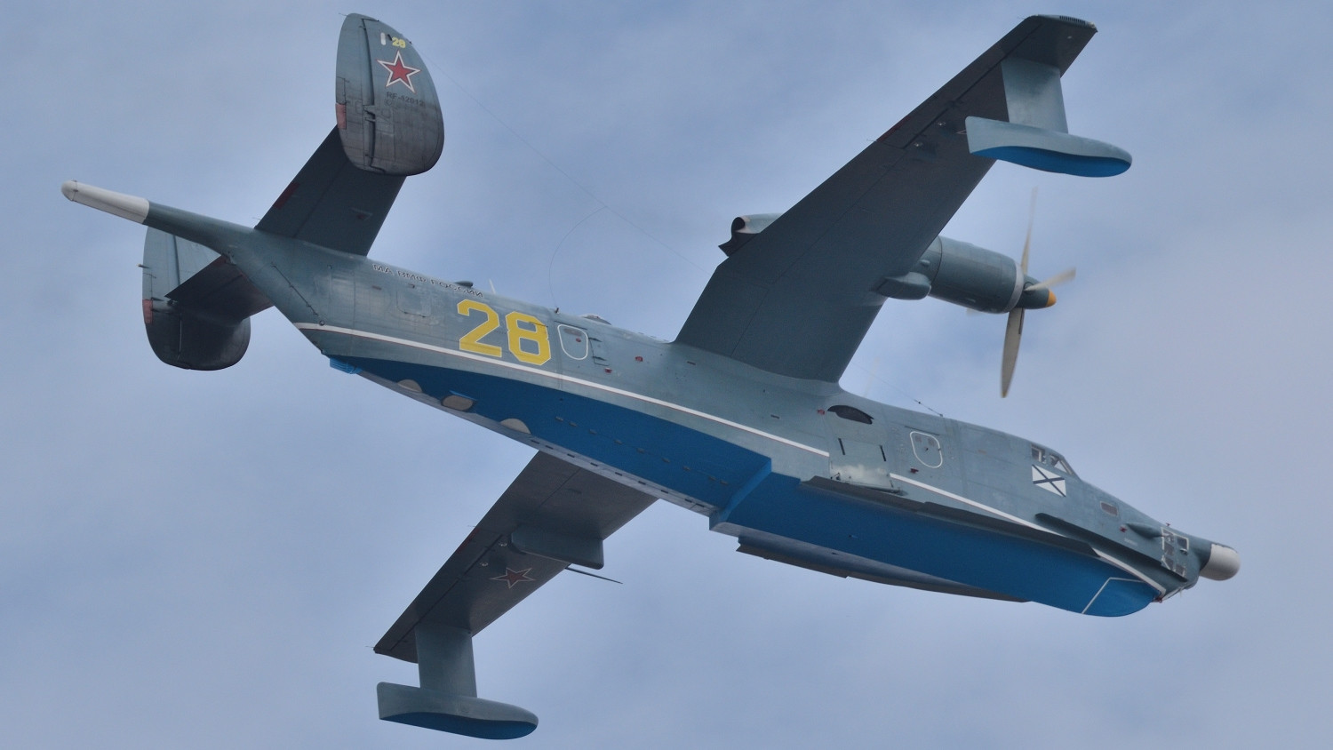 苏联/俄罗斯装备的别-12,一种老式的"水上飞机"