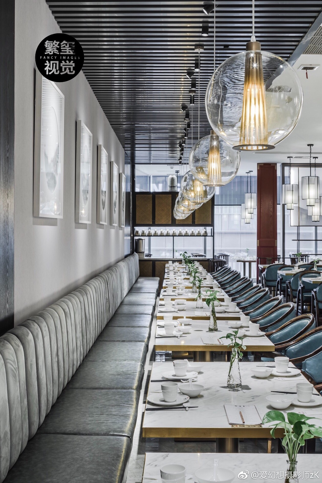 新梅华中餐厅苏州中心店设计:合众合餐饮全案