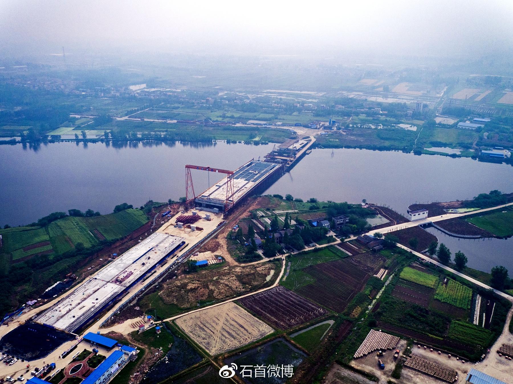 石首好事连连!就在今天,建宁大桥成功合龙啦!
