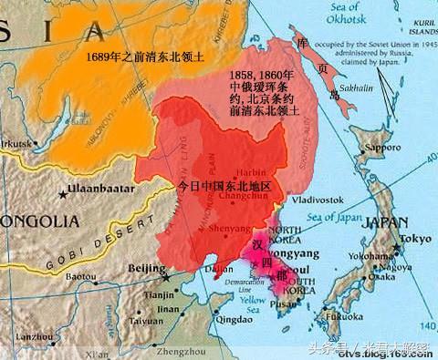 历史老师说：中国地图并不完整，原来还有外西北和外东北