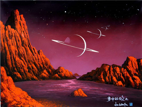 "艺术界的天体物理学家"—著名艺术家金力《太空系列》作品赏析